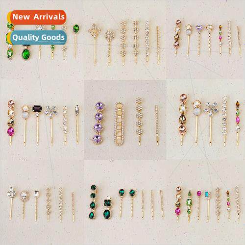 Korea Hundreds hair accessories colorful rhinestone one word