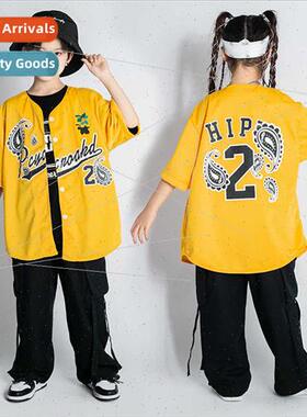 Childrens Set Dance  Clothing Su Boys Hip Hop Short Sleeve H