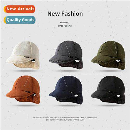 Autumn winter outdoor pilot can tie ponytail ski ear protect