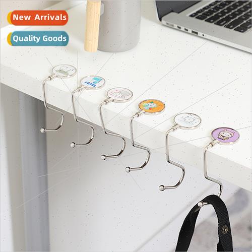 Hooks removable office desk side students hanging bags artif