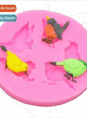 Baking Moulds five consecutive bird flip cake decoration cho