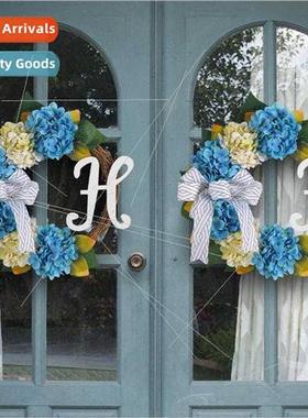 2023 Flower Dead Branch Bow Hydrangea Wreath Wedding Arrange