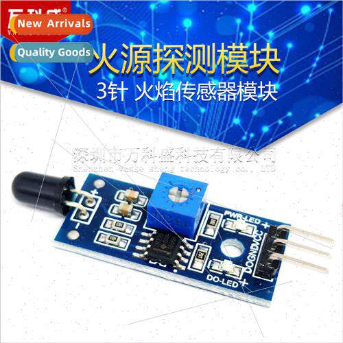 3-Pin Flame Sensor Module Fire Detection Module Infrared Rec