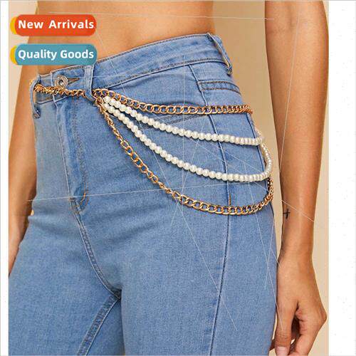 Europe fashion new jewelry accessories pearl metal handmade