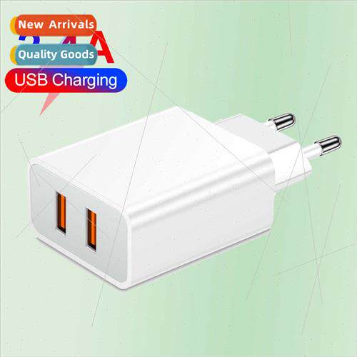 QC3.0 Dual USB cell phone charger  2.4A 2-port charger US