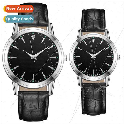 2021 new couple quartz watch fashion retro belt temperament