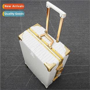 New trolley case luggage aluminum frame universal wheel new