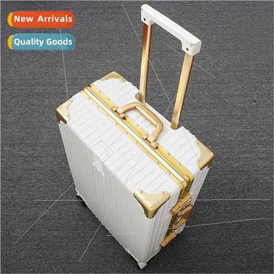 New trolley case luggage aluminum frame universal wheel new