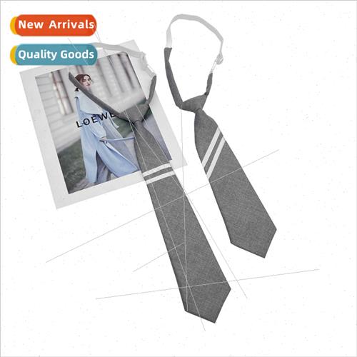 Wave ster Love You Tie Men Women jk College Knot  Lazy Schoo