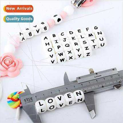 Alphabet Personalized Name DIY Rodent Teething Pendant Baby