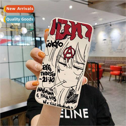 Anime phone case apple 14 soft case iphone13 full cover mirr