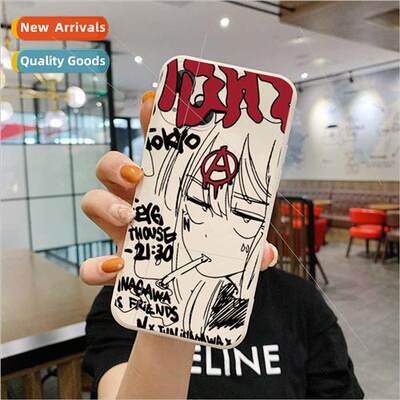 Anime phone case apple 14 soft case iphone13 full cover mirr