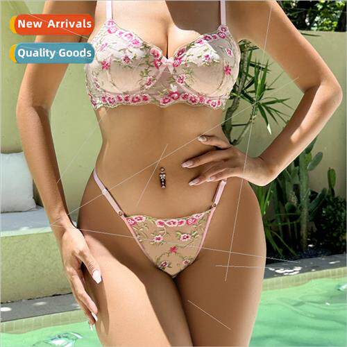 Fun ngerie Sexy Mesh Perspective Bra Set