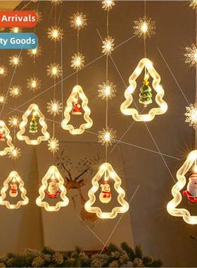 Christmas decoration star lights room decoration curtain lig
