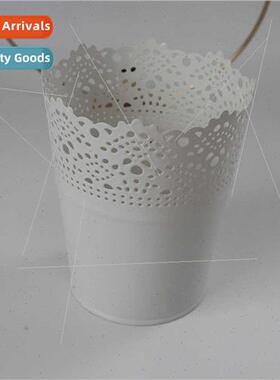 Lace Crown Planter Resin Gardening Flower Pot Colorful Mini