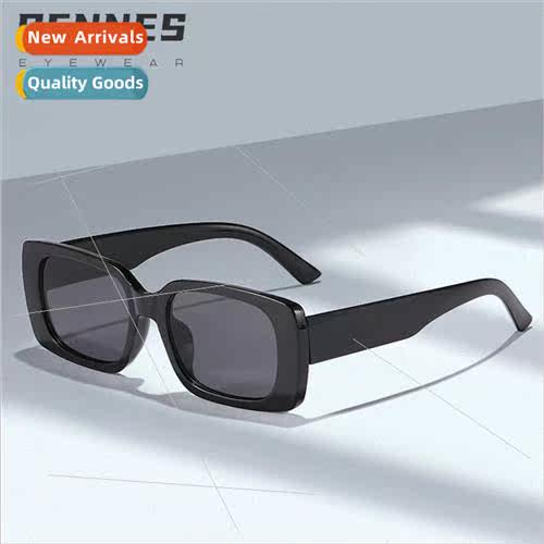 Europe sunglasses fashion sunglasses square frame men black