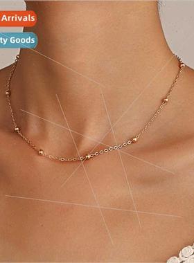 Europe fashion short metal chain lockbone chain necklace fem