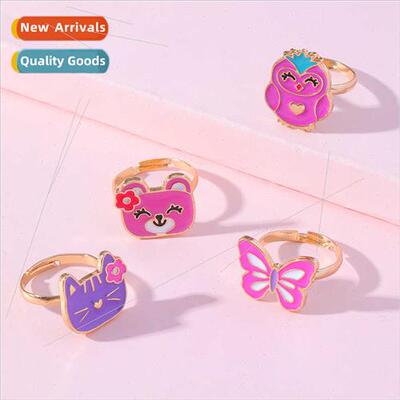 ins new cute opening adjustable unicorn love ring hundred ma