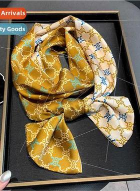 2021 Korean  small perfume wind fall winter warm scarf femal