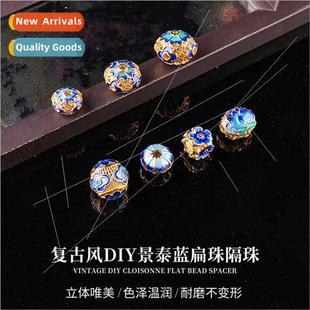 handmade spacer DIY necklace flat accessories beads