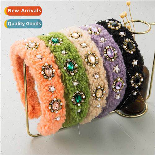Hair bands Korean fashion new headband lamb wool high skull