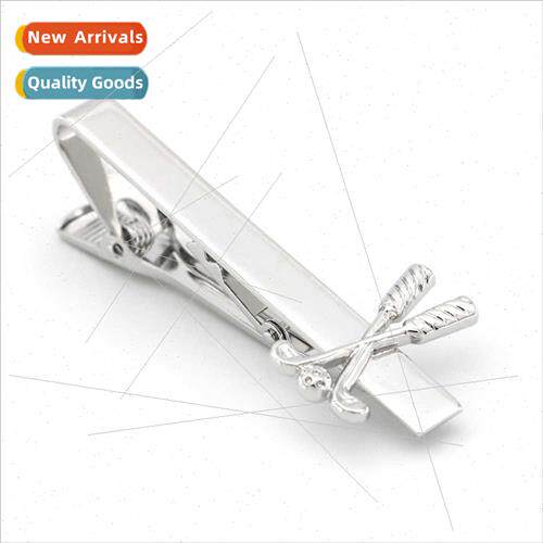 lver metal golf club shape tie clip men jewelry