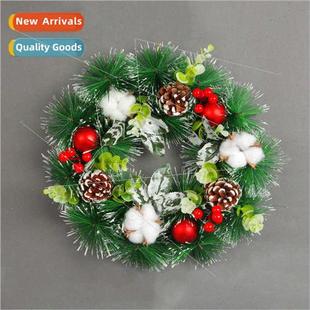 cone pine wreath door bal Christmas hanging cotton