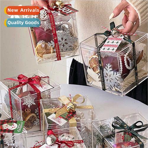 Christmas acrylic 适用Applebox transparent flower box thicke