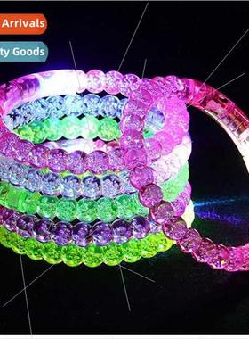 Acrylic Glter Bracelet Bead-shaped Glowing Bracelet Bar Prom