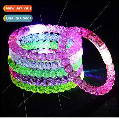 Acrylic Glter Bracelet Bead-shaped Glowing Bracelet Bar Prom