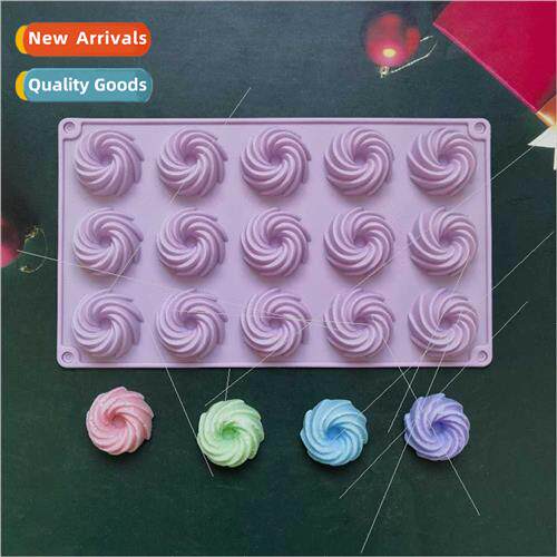 licone 15 spiral cake mold Chocolate soap cake Jelly pudding