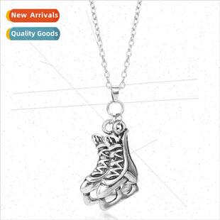 Anime s Yuri on ice figure skating skates pendant necklace a