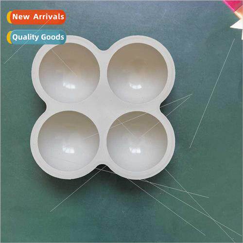 licone 4 even half round cake Jelly pudding soap cake mold B