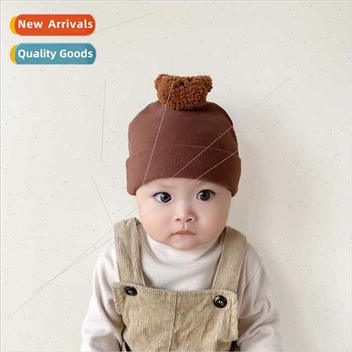 Bear  fall winter baby cap 0 a 3-6 months small hat newborn