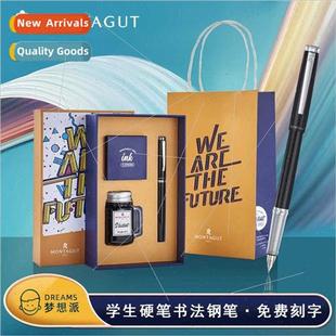 Mona fountain pen students practicing calligraphy orthograph