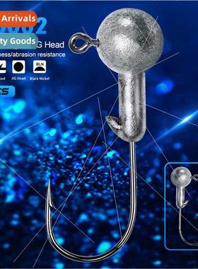 Lead Head Hooks 1-10g Hooks 适用Soft Worms JIG HOOK 适用Bass