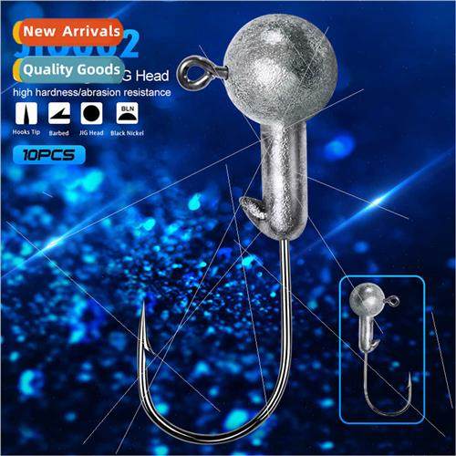 Lead Head Hooks 1-10g Hooks 适用Soft Worms JIG HOOK 适用Bass