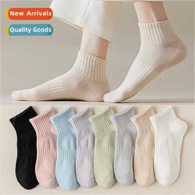 Socks women spring summer new mid-calf socks cotton girdle a