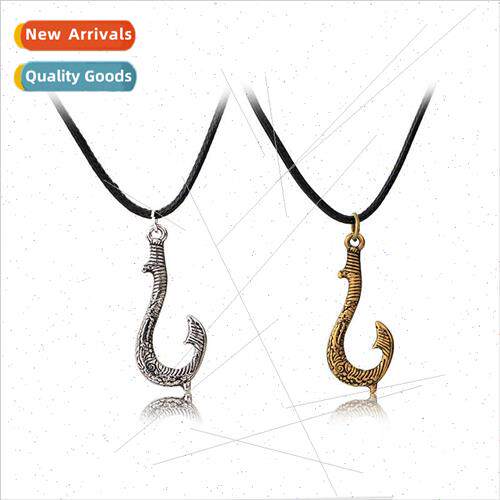 Ocean Edge Hook Necklace Moana Maui Magic Pendant Collarbone
