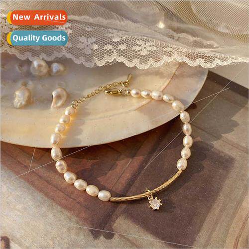 Pearl bracelet natural female ins niche delicate girlfriend