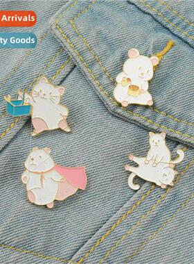New cartoon pet small animal exquise pin badge clothes bag t