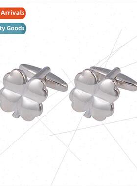 Popular Clothing  copper cufflinks mixed  cky silver metal f