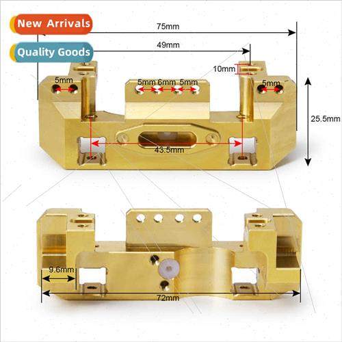 Traxxas TRX-4 Servo Front Brass Bracket TRX4 T4 Servo Mount