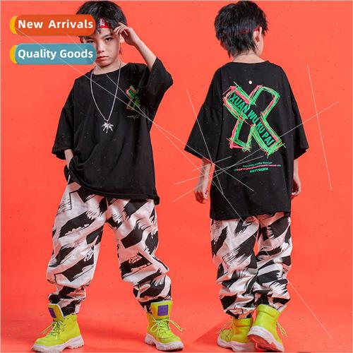 June 1 Childrens Permance Costume Boys Set Dance Su Hiphop J