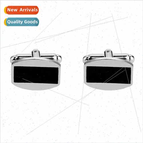 Europe new accessories rectangular oil drop men cufflinks fa
