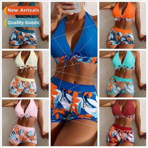 23 New  Sexy Womens Solid Color Bikini Swimsu i Printed Swim