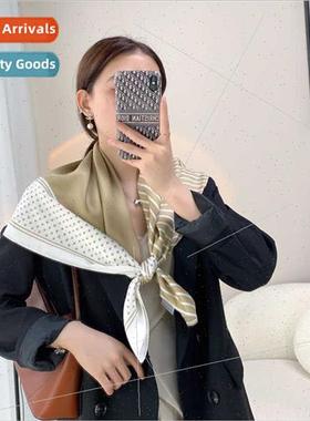 2021 Spring Autumn new fashion large square scarf French ele