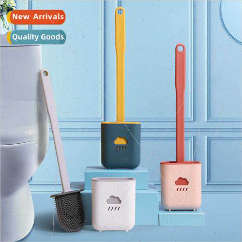 Bathroom Wall Mounted Cloud Toilet Brush Stain Removing lico