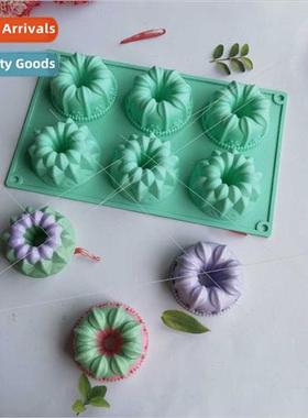 6-link Savarin Crown 202 Cake Chocolate licone Molds Dessert