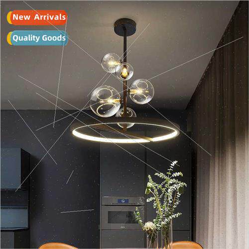 Designer sample room dining room bubble light modern Scandin